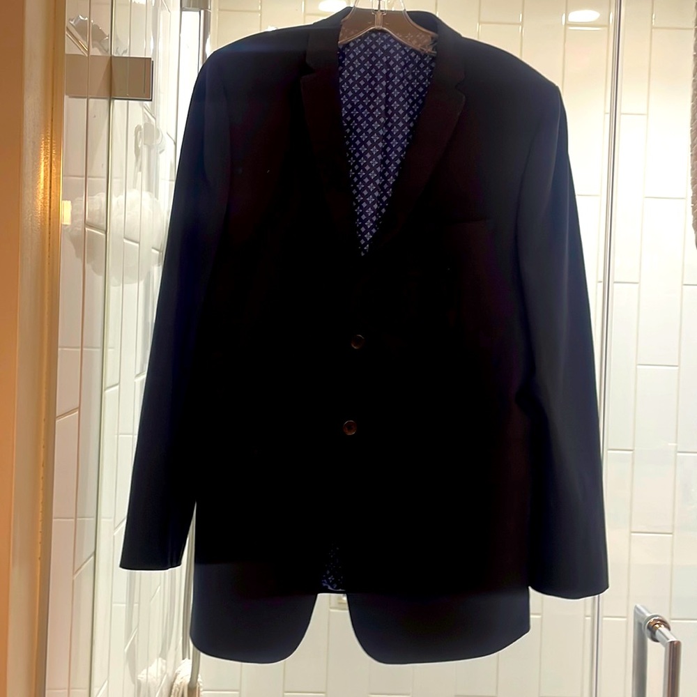 TALLIA big boys/mens navy blue blazer size 20R.  Lightly worn.